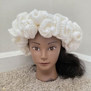 White Crochet Hair Accessory